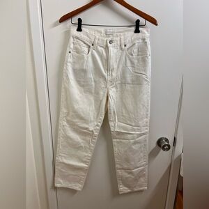 Uniqlo white jean